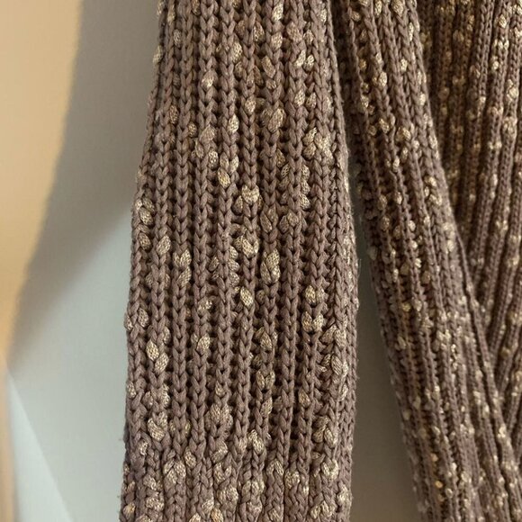 St John Sport Draped Cardigan Open Front Gray - Picture 4 of 7